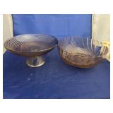 Serving Bowl & Pedestal Dish