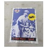 INSERT CARD SPEED HOF MICKEY MANTLE