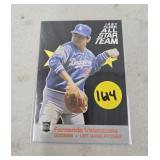 1987 FLEER ALLSTAR FERNANDO VALENZUELA CARD
