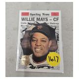 INSERT CARD TOPPS WILLIE MAYS
