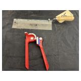 Stanley 10" Hand Saw & Handheld Bender