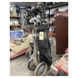 Ram Golf Bag w/Gene Littler Clubs & Caddy