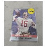 1990 PROSET HOF JOE MONTANA CARD