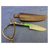 Damascus Steel Fixed Blade Knife