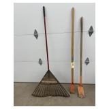 Plastic Yard Rake - Trench Shovel 4"