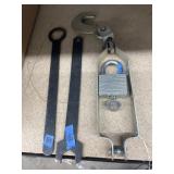 4 Pcs - Lock & Key - Wrench - Hook