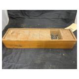 Assorted Nails in Wood Box