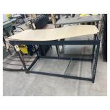 Metal Shelving Unit 58"L x 24"W x 35"H