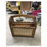 Wood Magazine Rack