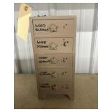 Small Wood Cabinet w/Wood Screws