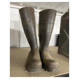 Pair Lacrosse Rubber Boots Sz 8
