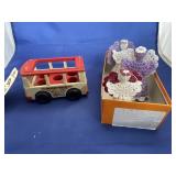 Fisher Price Toy & Crocheted Angel Ornaments