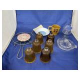 Glass Juicer - Amber Votive Holders & More