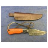 Damascus Steel Fixed Blade Knife