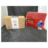 Scotch Book Tape & Cork Yoga Block