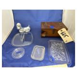 Small Wooden Treasure Box - Soap Dish & More