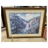 Framed Wall Art Painting by Linda Wacastes