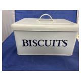 Vintage Metal Biscuit Box