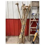 Bundle of Rustic Walking Sticks