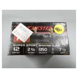 Winchester 12 Gauge - 2 3/4 - 7 1/2 Shot - 25 Roun