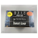 Federal 12 Gauge - 2 3/4 - 7 1/2 Shot - 25 Rounds