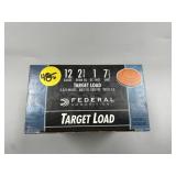 Federal 12 Gauge - 2 3/4 - 7 1/2 Shot - 25 Rounds