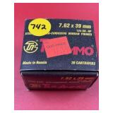 Tul Ammo 7.62 x 39mm  - 20 Rounds