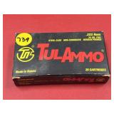 Tul Ammo 223 Rem - 20 Rounds