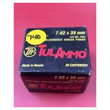 Tul Ammo 7.62 x 39mm  - 20 Rounds