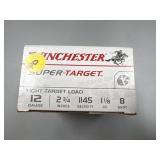 Winchester 12 Gauge - 2 3/4 - 8 Shot - 25 Rounds