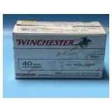 Winchester 40 S&W FMJ - 100 Rounds
