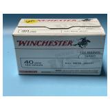 Winchester 40 S&W FMJ - 100 Rounds