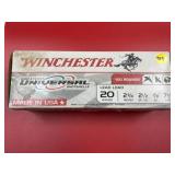 Winchester 20 Gauge - 2 3/4 - 7 1/2 Shot - 100 Rou