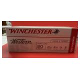 Winchester 20 Gauge - 2 3/4 - 8 Shot - 100 Rounds