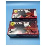 1 Full & 1 Partial Box American Eagle 9mm Luger
