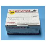 Winchester 9mm Luger FMJ - 100 Rounds