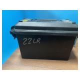 Plastic Ammo Box with 22LR Ammo