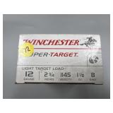 Winchester 12 Gauge - 2 3/4 - 8 Shot - 25 Rounds