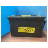 Metal Ammo Box with 7.62 x 39 Ammo