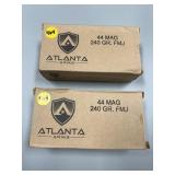 2pc - Atlanta Arms 44 Mag - 50 Rounds Per Box