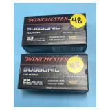2pc - Winchester 22LR - 50 Rounds Per Box