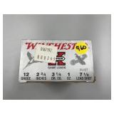 Winchester 12 Gauge - 2 3/4 -  7 1/2 Shot - 25 Ro