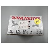 Winchester 12 Gauge - 2 3/4 -  7 1/2 Shot - 25 Ro