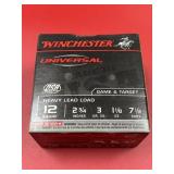 Winchester 12 Gauge - 2 3/4 - 7 1/2 Shot - 25 Roun