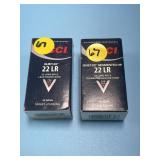2pc - CCI 22LR - 50 Rounds Per Box