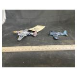2 Pcs - Small Model Airplane