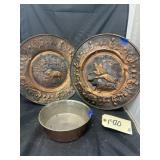 Cake Pan - Copper Wall Hanger Platter