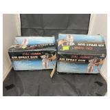2 Pcs - Air Spray Guns in box