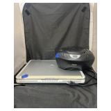 Radio & Laptop Computer