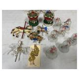 Assorted Ornaments - Bells - Horses & More